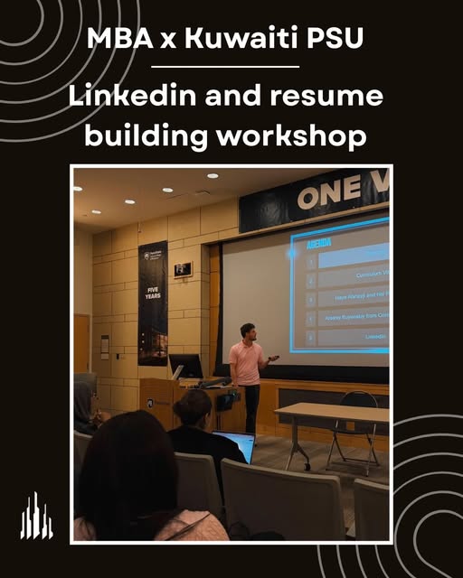 Presenter leading a resume and LinkedIn workshop